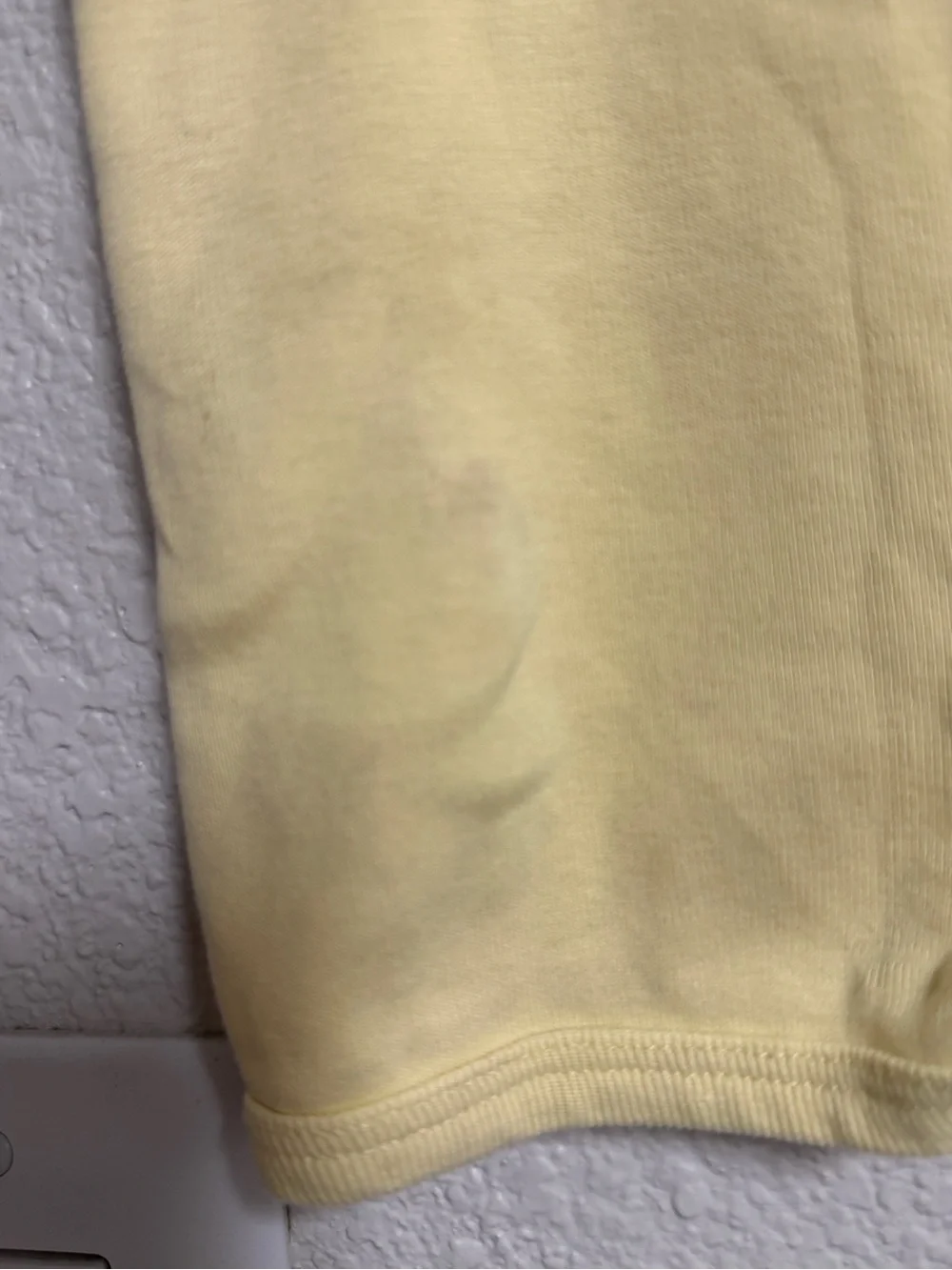 Soft Yellow Short-Sleeve Baby One-Piece Bodysuit